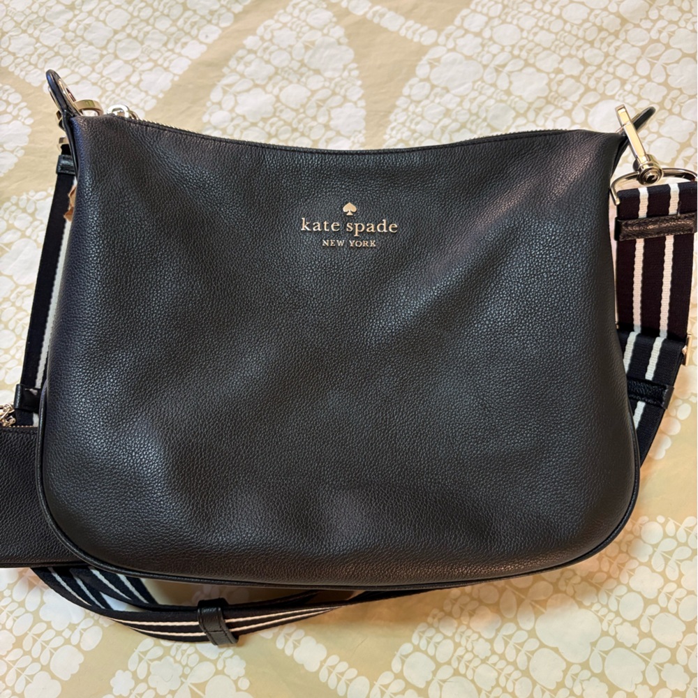 Kate Spade Black Leather Crossbody Bag - Picture 4 of 6